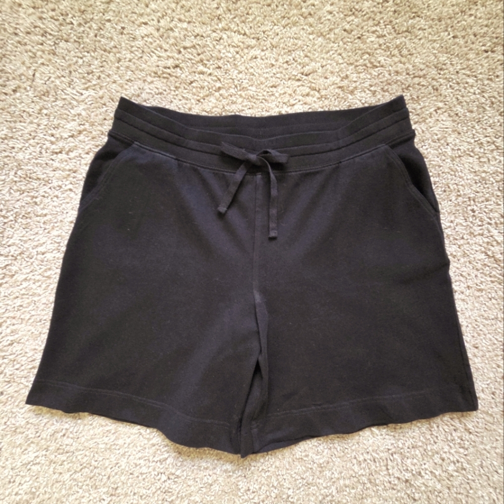 Like New! Black Pull-On Knit Shorts